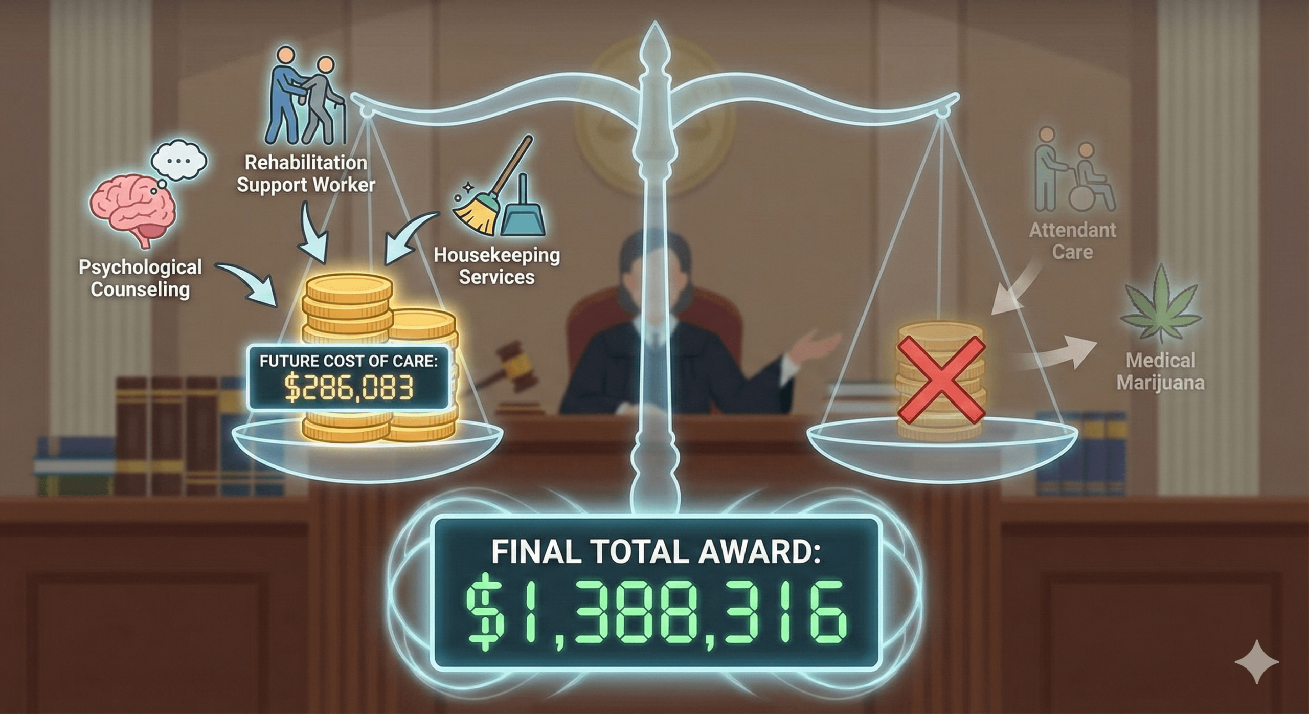 Douglas West awarded $1.3M in damages after rear end collision with cube van