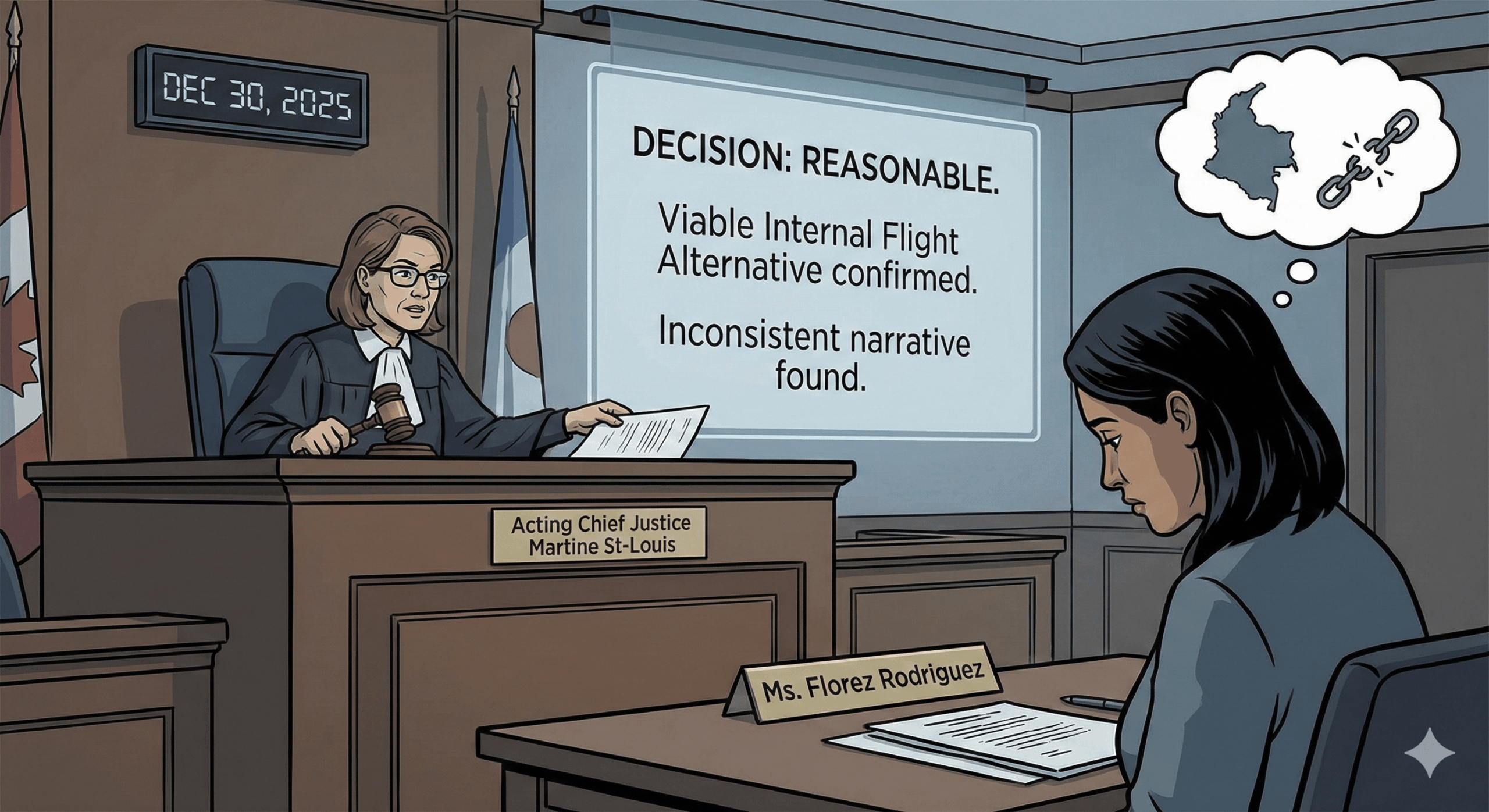 Colombian national’s asylum denial upheld amid credibility issues